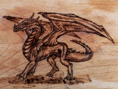 Jausenbrett Drachen