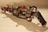 Steampunk Big Gun Flammenwerfer