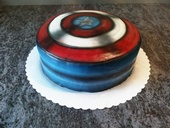 Captain America Torte