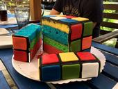 Rubik's Cube Torte