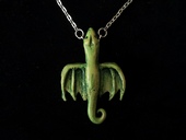 Drache Schmuck aus Fimo